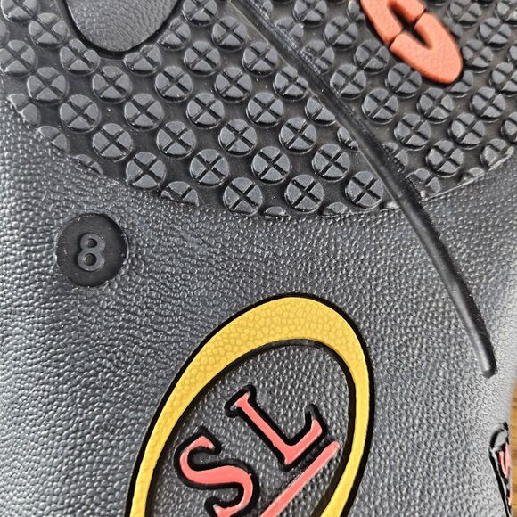 Womens Low Wedge Non Slip Sandals Faux Leather Size 8 New in Box - Picture 7 of 7